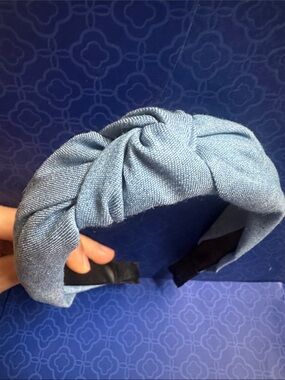 Denim Twisted Fabric Headband